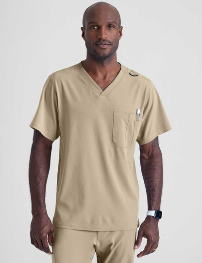 Scrub Skechers para caballero New Khaki